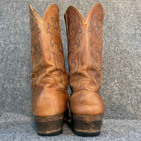 Cavenders Western Embroidered Boots Brown Leather Snip Toe Womens 9 B Cowboy main image 10